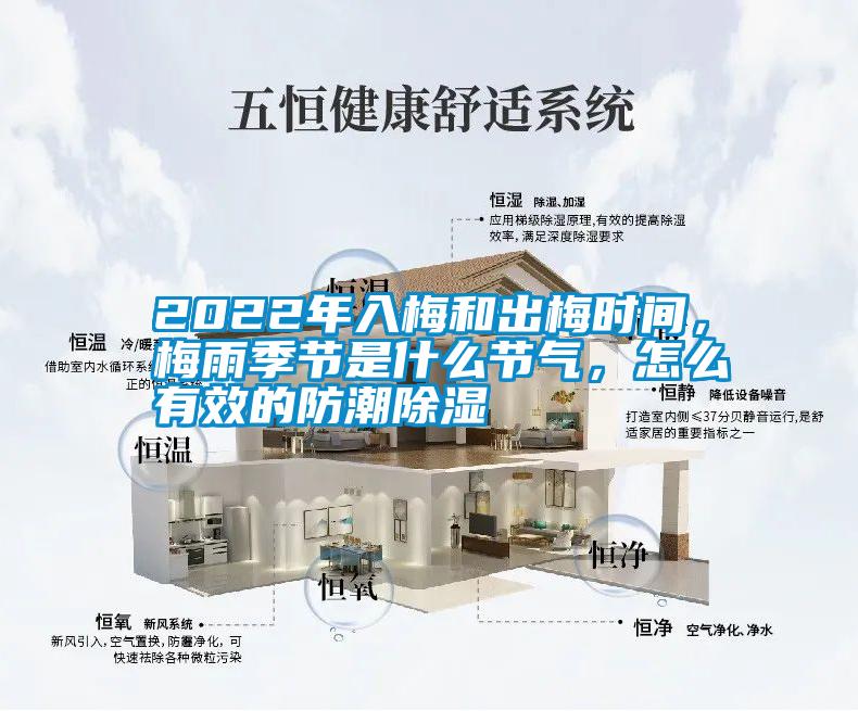 2022年入梅和出梅時間，梅雨季節(jié)是什么節(jié)氣，怎么有效的防潮除濕