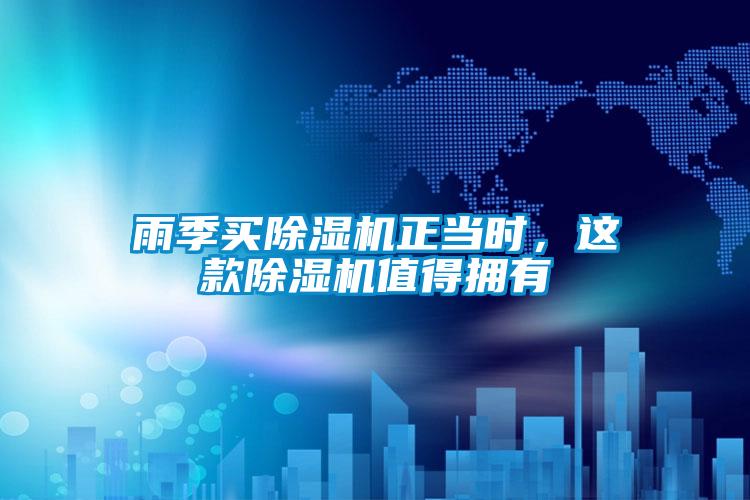 雨季買(mǎi)除濕機(jī)正當(dāng)時(shí),這款除濕機(jī)值得擁有