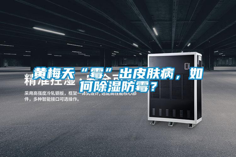 黃梅天“霉”出皮膚病,如何除濕防霉?
