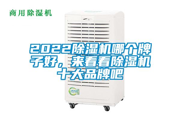 2022除濕機哪個牌子好，來看看除濕機十大品牌吧