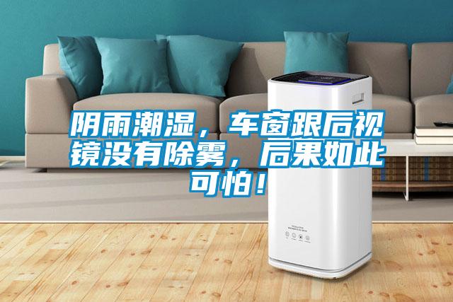 陰雨潮濕，車窗跟后視鏡沒有除霧，后果如此可怕！