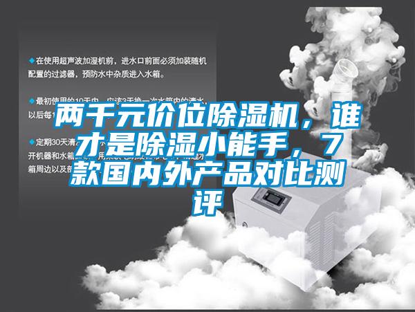 兩千元價位除濕機，誰才是除濕小能手，7款國內外產品對比測評