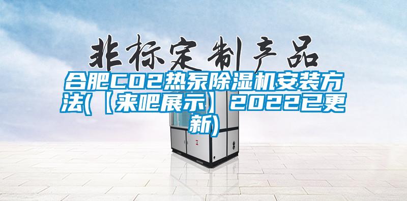 合肥CO2熱泵除濕機(jī)安裝方法(【來吧展示】2022已更新)