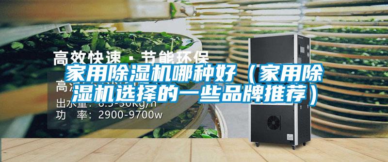 家用除濕機哪種好(家用除濕機選擇的一些品牌推薦)