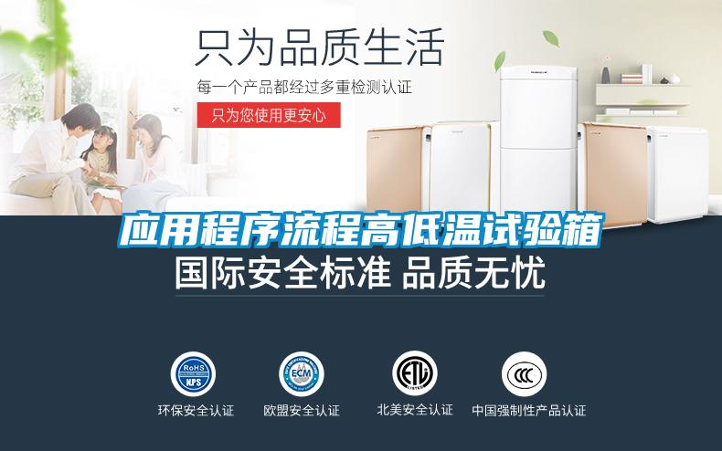 應(yīng)用程序流程高低溫試驗箱