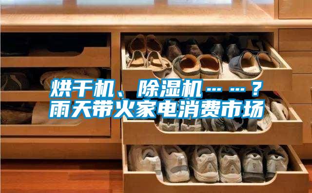 烘干機、除濕機……？雨天帶火家電消費市場