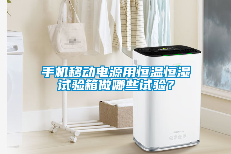 手機移動電源用恒溫恒濕試驗箱做哪些試驗?