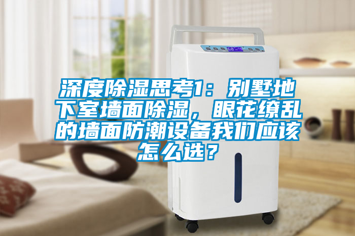 深度除濕思考1：別墅地下室墻面除濕，眼花繚亂的墻面防潮設備我們應該怎么選？