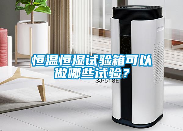 恒溫恒濕試驗箱可以做哪些試驗？