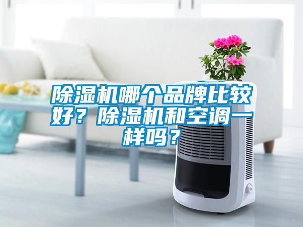 除濕機哪個品牌比較好？除濕機和空調一樣嗎？