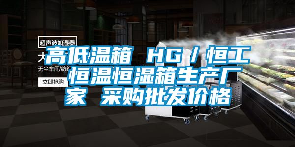 高低溫箱 HG／恒工 恒溫恒濕箱生產廠家 采購批發價格